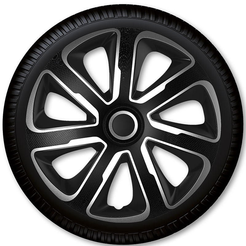 Puklice na kolesá Racing4 Livorno Carbon Silver Black