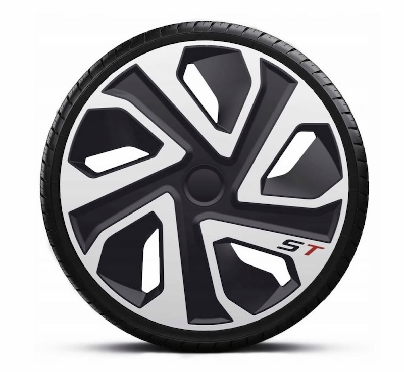 Puklice na kolesá ST Silver Black