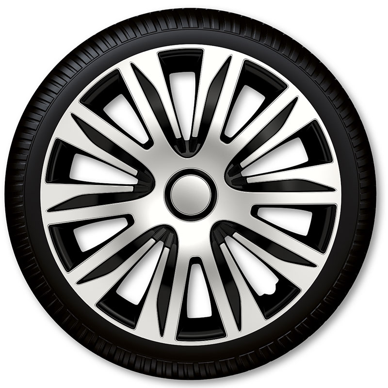 Puklice na kolesá Racing4 Nardo Silver Black