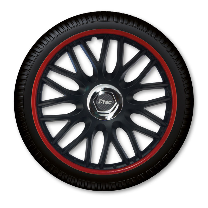 Puklice na kolesá J-Tec Orden Red Black