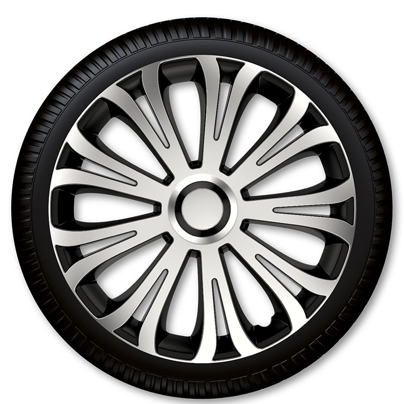 Puklice na kolesá Racing4 Avera Silver Black