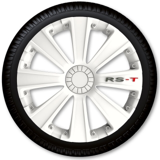 Puklice na kolesá Racing4 RS-T White