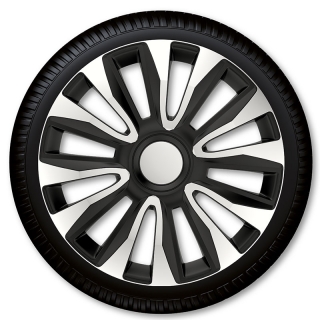 Puklice na kolesá Racing4 Avalon Silver Black