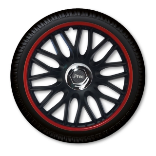 Puklice na kolesá J-Tec Orden Red Black