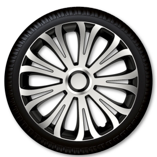 Puklice na kolesá Racing4 Avera Silver Black