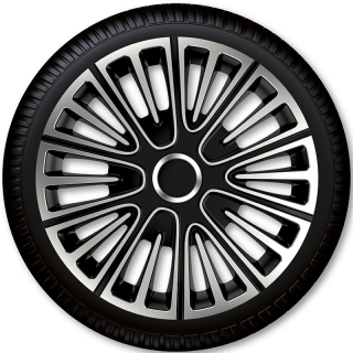 Puklice na kolesá Racing4 Motion Silver Black