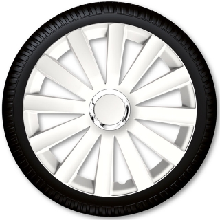 Puklice na kolesá Racing4 Spyder Pro White
