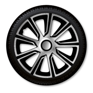 Puklice na kolesá J-Tec Veron Carbon Silver Black